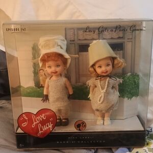 Barbie 'I Love Lucy' Paris Gown Dolls - Cream and White